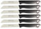 SMI Solingen Messer Set Gemüsemesser Schälmesser Obstmesser Küchenmesser Allzweckmesser Wellenschliff Germany Messer Mehrfarbig (schwarz-weiß 6 Stück)