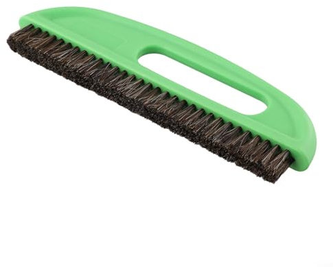 Herramienta de cepillo de papel tapiz fiable con construcción ligera y cerdas largas para toques finales suaves (3 filas)