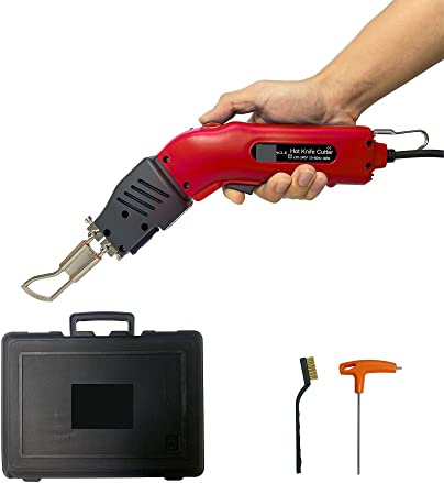 Taglierina for tessuti taglia corda - Termosigillatrice elettrica a coltello caldo con potenza regolabile - Kit di utensili da taglio - con lame e amp; Accessori(RS80 R blade,WiFi)
