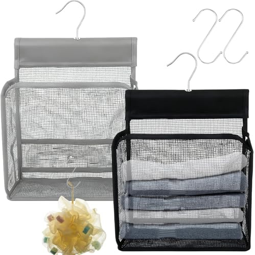 2 bolsas de pinzas para pinzas de la ropa, bolsa de pinzas para colgar, cesta de pinzas para colgar pinzas de la ropa, bolsa para pinzas de la ropa para exteriores, para calcetines, ropa interior