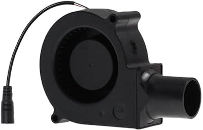 Ventilador Para Barbacoa 7530 Centrífugo De 75x30mm Refrigeración Por Aire Con Rodamiento Bolas Eléctrico 3700RPM Y 12V Rodamiento Acampar