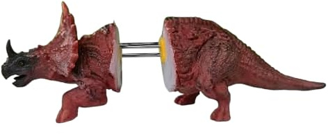 Corlidea Porta pannocchie di mais a forma di dinosauro, picchi divertenti a forma di pannocchie di mais con aste in acciaio inox, accessori da tavola per serata, barbecue