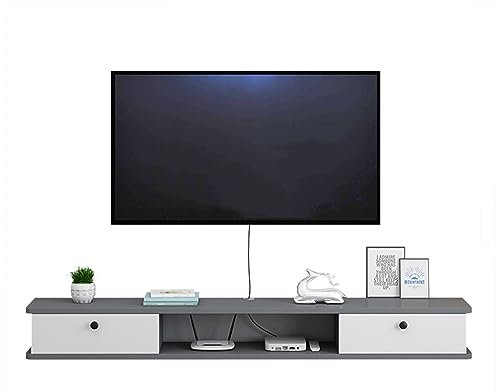 WhYaTT Medien-Aufbewahrungsschrank, schützt und organisiert wertvolle Musik-, Film- und Videospiele-Sammlungen, unter dem Fernseher für Kabelbox, Audio-Video, für Medienboxen, Spielkonsole, Router,