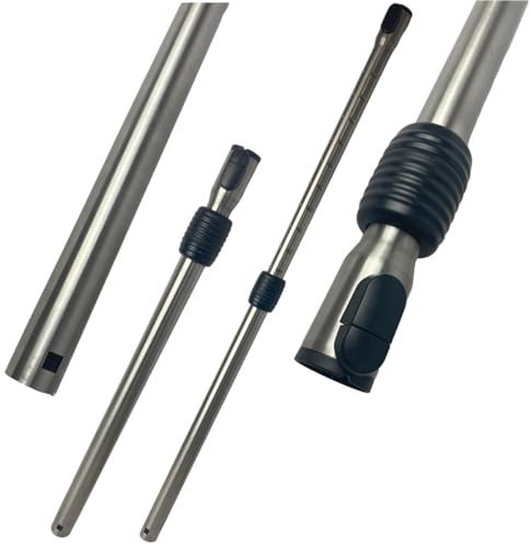 JaTop Teleskop-Saugrohr für Miele Staubsauger | Stufenlos verstellbar | mit Einrastfunktion | Robustes Metallrohr | Ersatz-Saugrohr passend für viele Miele Modelle