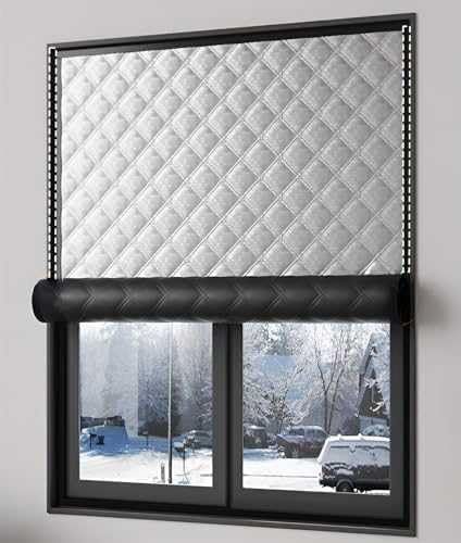 ZJGFCB Window Thermo Cover, Window Insulation Sheet Kit For Draft Stoppers, Large Soundproof Blanket, Thermal Blackout Curtains Bedroom, Cover Panels, Cotton Shed Insulation(Size:120x180cm)
