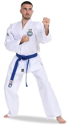 Daedo ITF Taekwondo Uniform for Men & Women – Ribbed 80/20 Poly-Cotton Dobok – Official ITF Approved Martial Arts Suit - 3