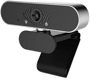 YVAAASIYC Cámara Web Digital USB HD de 1080P con micrófono, Gran Angular 150°, for computadora portátil, transmisión Zoom