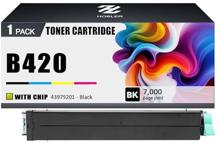 ADFNDA B420 Toner Cartridges Compatible for OKI 43979201 Toner Cartridge Work for OKI B420 B420d B420dn B430 B430d B430dn MB460 MB470 MB480 Printers
