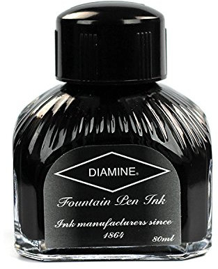 Diamine Fountain Pen Ink Bottle, 80ml, Teal