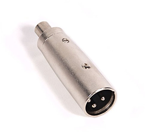 ICT Adattatore Audio Cannon XLR Maschio to RCA Femmina/Mono