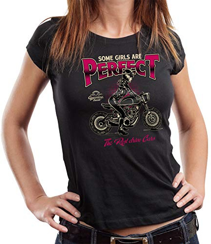 Gasoline Bandit T-Shirt Femme Motard : Good Vibrations, Medium