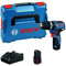 Bosch Professional 12V System Akku Schlagbohrschrauber GSB 12V-35 (Drehmoment hart/weich 20/35 Nm inkl. 1x Gürtelclip, 1x Bithalter, L-BOXX, ohne Akku/ Ladegerät)