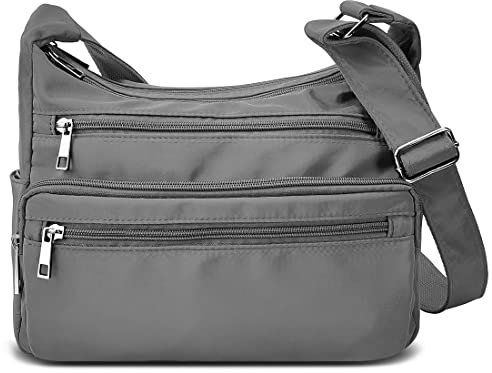 VOLGANIK ROCK Umhängetasche für Frauen, Mehrere Taschen Handtasche Schultertasche Wasserdichte RFID Umhängetasche für den täglichen Gebrauch Messenger Bag Reisetasche