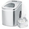 Smad Eiswürfelmaschine, Eiswürfelbereiter, 12kg 24h, Produktionszeit 6-8 min, Ice Maker 2,2 Liter Wassertank, mit Eisschaufel und Korb, Silber