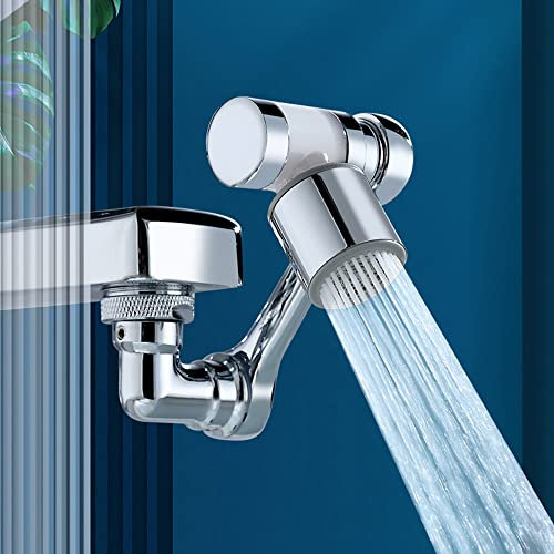 Faucet Aerator,1080° Rotating Extender Aerator, with Filter,Durable Splash Proof Faucet Extender, Two Ways Water Saver Faucet Aerator.
