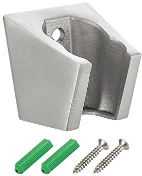 Gativs Duschkopfhalterung Edelstahl Wandhalter Handbrausehalter Duschkopfhalterung mit Schrauben Brausekopf Halter Silber Handbrause Halterung Brausehalter Duschhalterung Ersatzteile