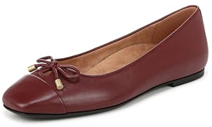 Vionic Women's Ballet Flat Klara Shoes with Arch Support UK 9 Wide Fit