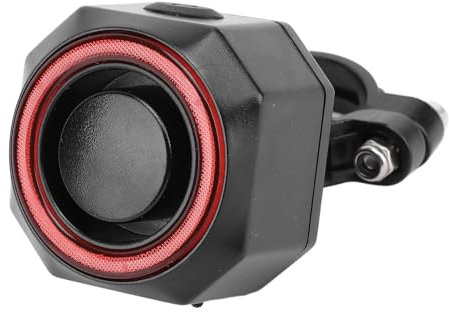 Alarme de Vélo Antivol avec Télécommande, Système D'alarme de Moto à Vibrations 110 DB avec Voyant D'avertissement Haute luminosité, Système D'alarme de Vélo pour Vélos