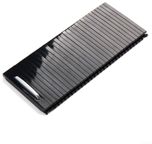 Uwithdanceme Cubierta de persiana enrollable para consola central Jaguar XE XF F para Pace T2H3071-1 Soporte de taza rodillo de consola central