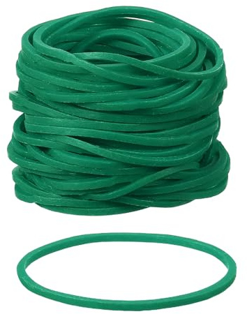 PATIKIL Elastici In Gomma 2.4 x 3/50 250 Pz Verde Elastici Resistenti In Gomma Misure Assortite Articoli Per L'Ufficio Per Cartelle Giochi Da Tavolo E Archiviazioni