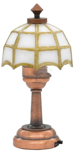 1:12 Scale Dollhouse Lights, Battery Operated Miniature LED Lamps for Doll Furniture, Functional Lighting Accessories