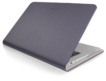 Macally airfolio13 Schutzhülle aus Kunststoff Festplatte für MacBook Air 13  violett