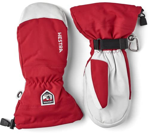 HESTRA Army Leather Heli Ski Mitt 6 Red