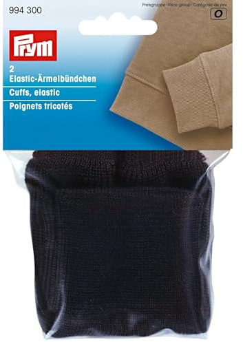 Prym elastiska manschetter svart