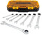 DEWALT Ensemble de clés mixtes à cliquet SAE, technologie à couple direct, étui verrouillable inclus, 8 pièces (DWMT74733)