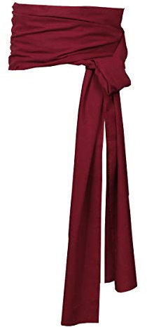 NUWIND Piraten Schärpe Mittelalter Renaissance Tuch Gürtel Halloween Karneval Kostüm Jackie Kapitän Accessoire (weinrot)