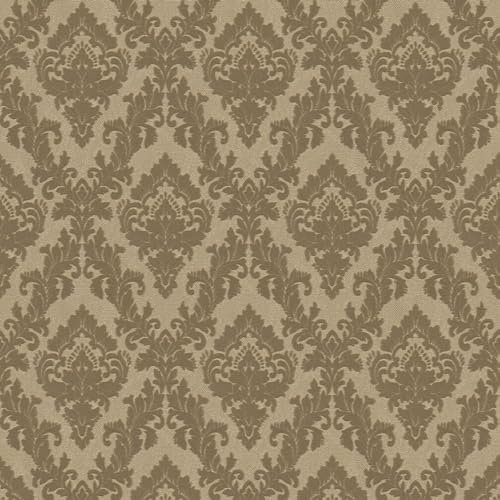Baroque wallcovering Wall Profhome 335824-GU Non-Woven Wallpaper Slightly Textured Baroque Style matt Brown 5.22 m2 (56 ft2)