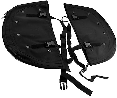HCmotorku Motorcycle Soft Lowers Chaps Engine Guard Cover Leg Warmer Bag Fit For Harley Softail Slim Fat Boy FL 1965-2017