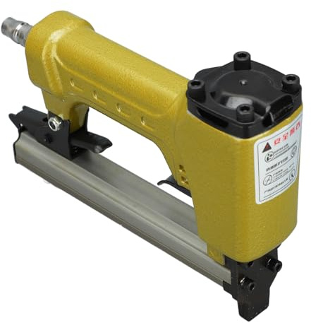 Pistola Sparachiodi Pneumatica, Acciaio Legato, Comoda portabilità, Alta Precisione, Compatta e Leggera, di Chiodatura Potente per la Lavorazione del Legno di Carpenteria