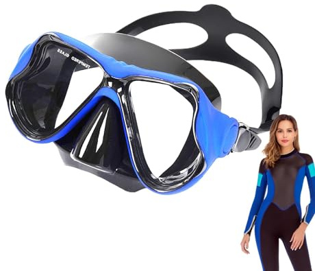 Lunettes de natation pour adultes – Lunettes de plongée anti-buée | Masque de plongée anti-buée résistant aux UV étanche à 180 ° Lunettes de natation Équipement de plongée pour hommes et femmes
