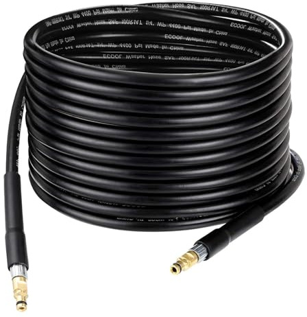 Postuvix Pressure Washer Extension Hose: 10m Hose Pipe Jet Wash Attachment for Karcher Pressure Washer Accessories - Jetwash Washers Hoses Replacement Compact with Quick Connector