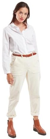 Armor-lux Pantalon Velours Femme, en Coton, Coupe Régulière, Style Décontracté