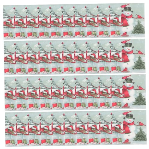 LOORGVEL 100pezzi Tovaglioli Di Natale Carta Tovaglioli Natalizi Di Carta Stampata Articoli Natalizi
