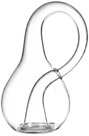 Kleinsche Fläche Never Full av vatten, glasvas av matematisk geometri, fyrdimensionell rymdvetenskap modelldekoration