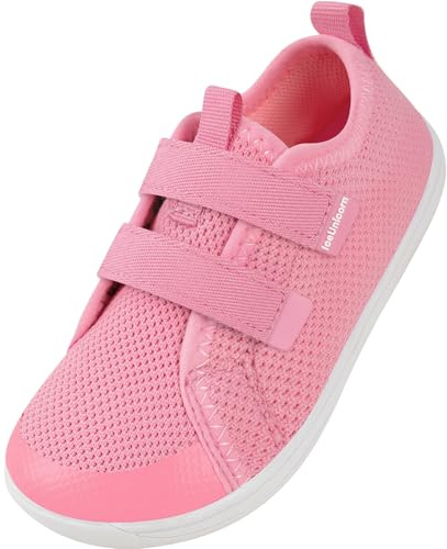 Scarpe a Piedi Nudi in Versione Larga Ragazzi Ragazze Outdoor Trail Running Minimalista Scarpe da Camminare(Rosa, 30 EU Larga)