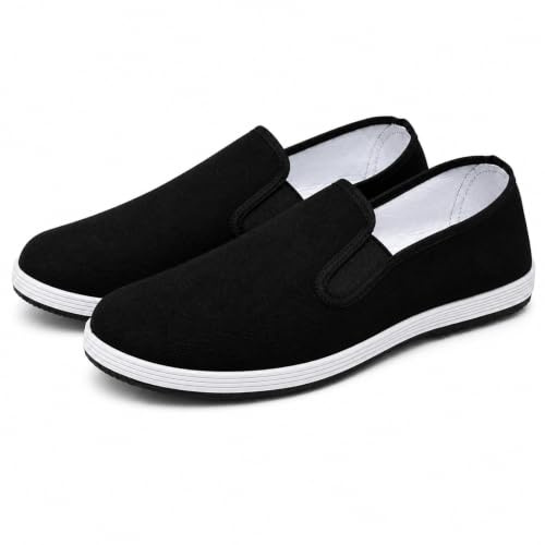 Tai Chi Chinois Vieux Beijing Arts Martiaux Tissu Kung Fu Chaussures - Mocassins en toile Unisexe