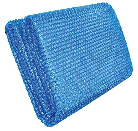 Pool Cover, Solar Pool Cover for Round Rectangle Swimming Pool, In Ground and Ground Pool Solar Cover, Pool Hot Tub Solar Blanket, Blue (Rectangular 300x200cm)