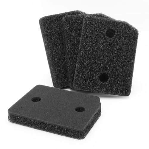 LOMUG 4 st filter lämpliga för Miele T1 9164761 tork, ersättningsfilter för värmepumpstork, fin/grov 207 x 157 x 30 mm torktumlare basfilter svampfilter filtermatta