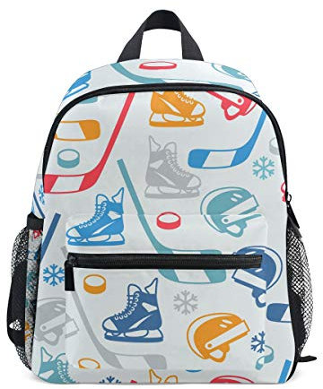 Kinderrucksack Eishockey Sportausrüstung Kindergarten Vorschule Tasche für Kleinkinder Mädchen Jungen