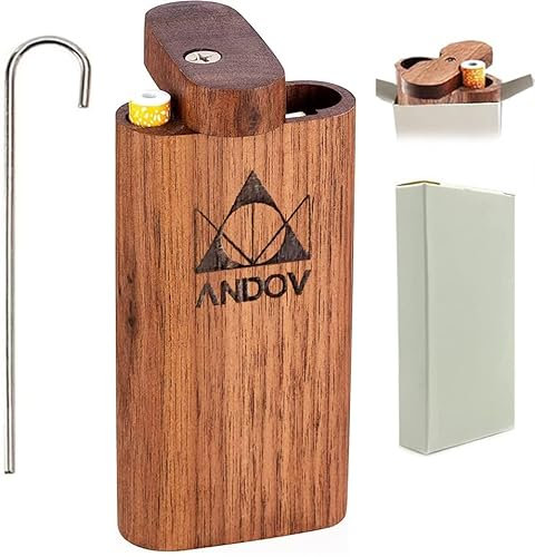 One Hitter Kiffer Zubehör Purpfeife Set Stash Box Pfeife Räuchern Zubehör Tabak Kräuter und Andere