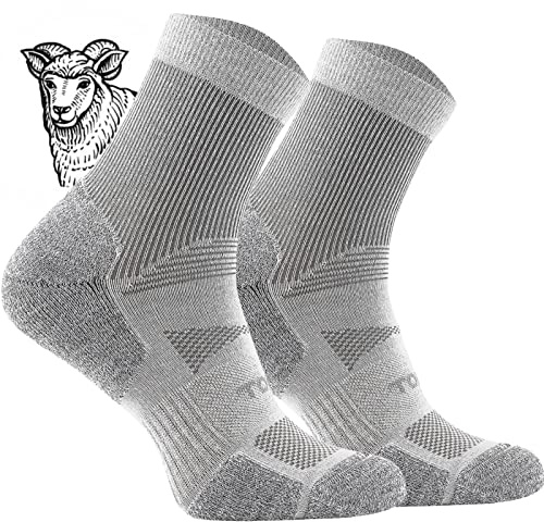 Chaussettes de randonnée TODO BP MERINO WOOL pour homme, femme, trekking, mélange de laine mérinos respirante, antibactérienne et fonctionnelle