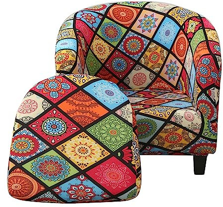 Meigeh Sesselbezug Schonbezug für Clubsessel Sesselschoner Sesselhusse Sesselüberwurf Cocktailsessel Schonbezüge Tullsta Stretch