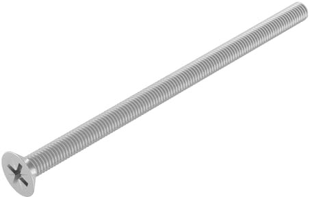 SECCARO Lot de 20 vis à tête fraisée M5 x 90 mm en acier inoxydable V2A VA A2 DIN 965 Phillip/PZ Filetage complet