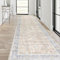 Homcomodar Alfombra Pasillo Larga 80x300cm Beige Alfombra Cocina Lavable Antideslizante Vintage Alfombras de Pasillo Cocina Lavadero Entrada Habitacion