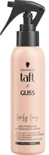 Taft Gliss Multitasking Hitzeschutz-Spray Haarspray Lovely Long 150 Mililiter