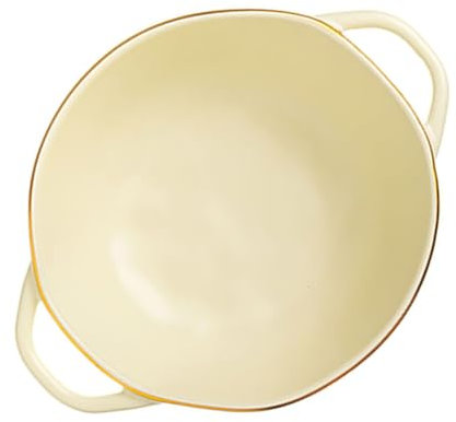 HOLIDYOYO Bol À Salade Lisse Antiadhésif Plat De Cuisson À Double Poignée Matériau En Céramique